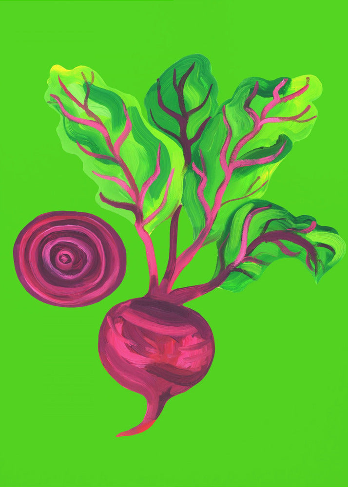 Bietenwerveling Groen | Canvas