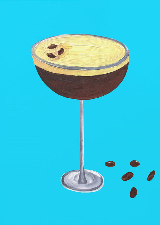 Espresso Martini Hemelsblauw | Canvas