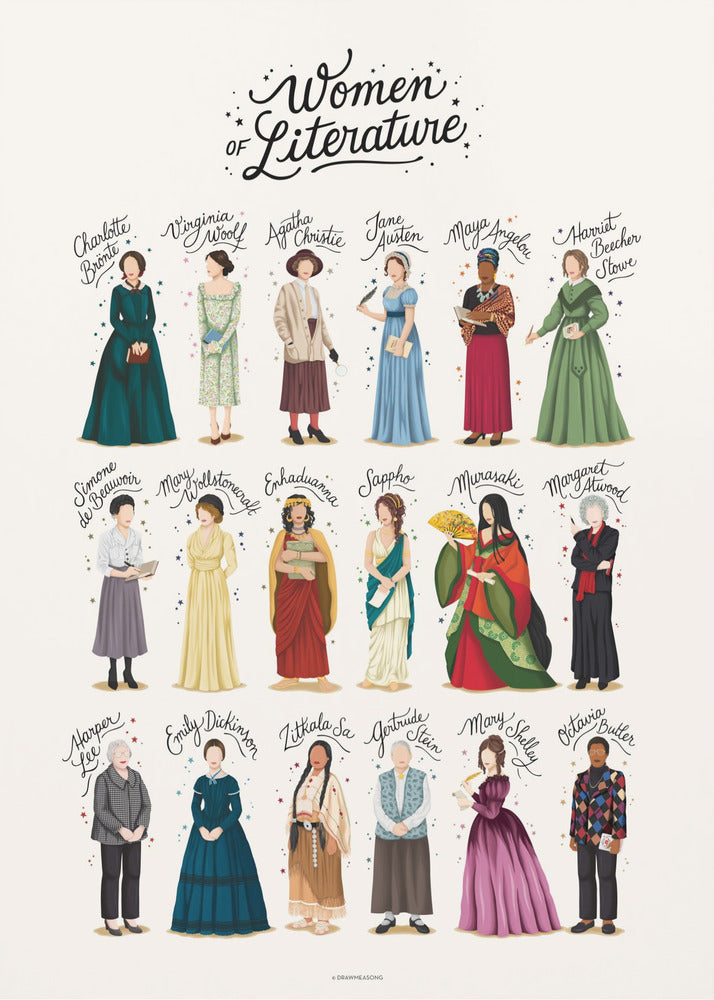 Vrouwen uit de literatuur | Poster