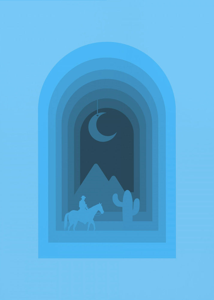 Woestijnmaanreis | Poster