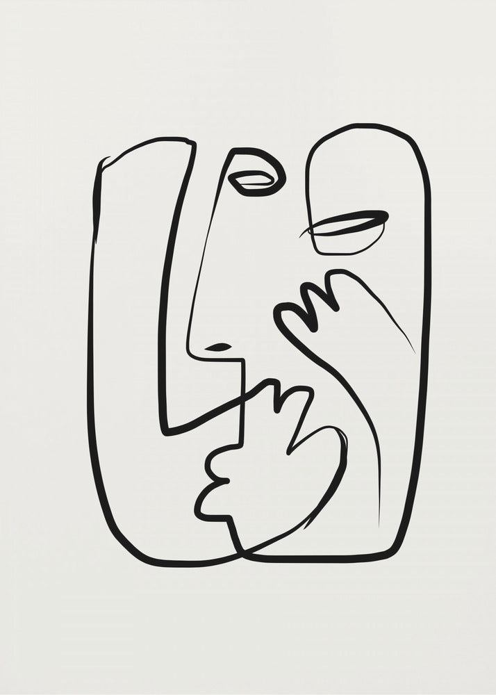 Grillige gezichten | Canvas