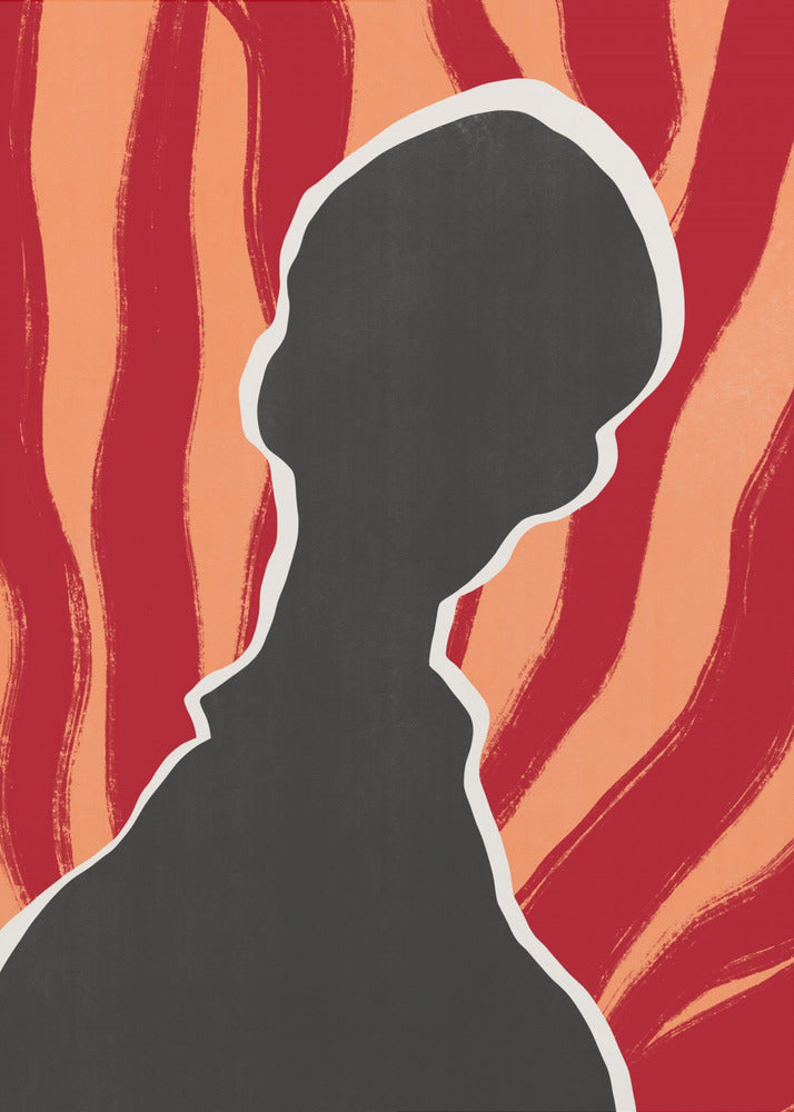 Anoniem portret in hitte | Poster