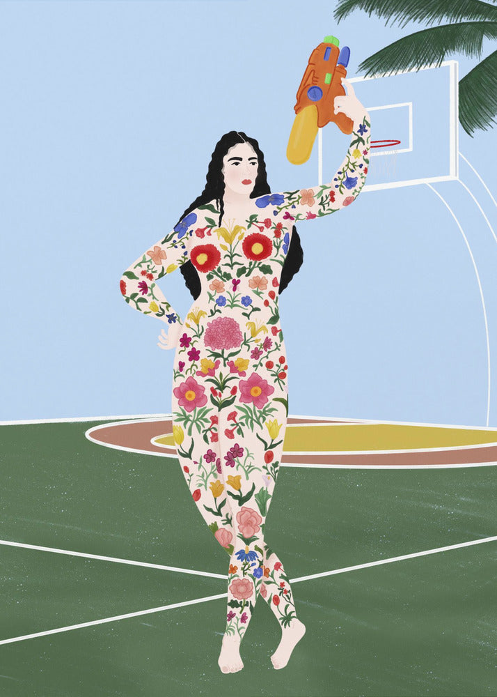 Een jonge dochter van de Hood | Poster