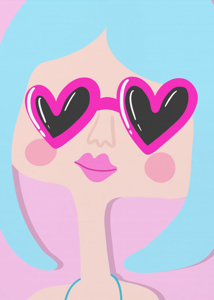 Heart Shades Smile | Poster