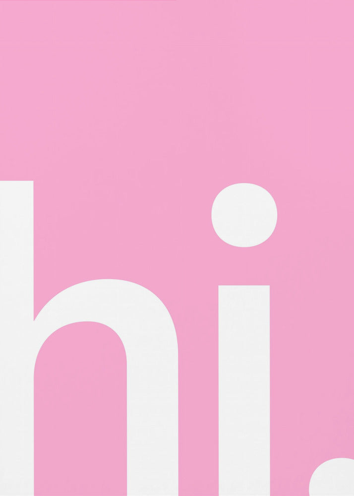 Pink Greeting | Poster