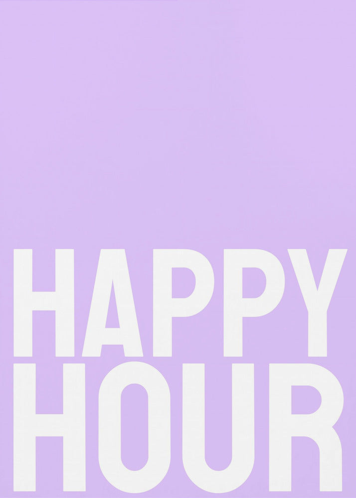Cheerful Lavender Vibes | Poster