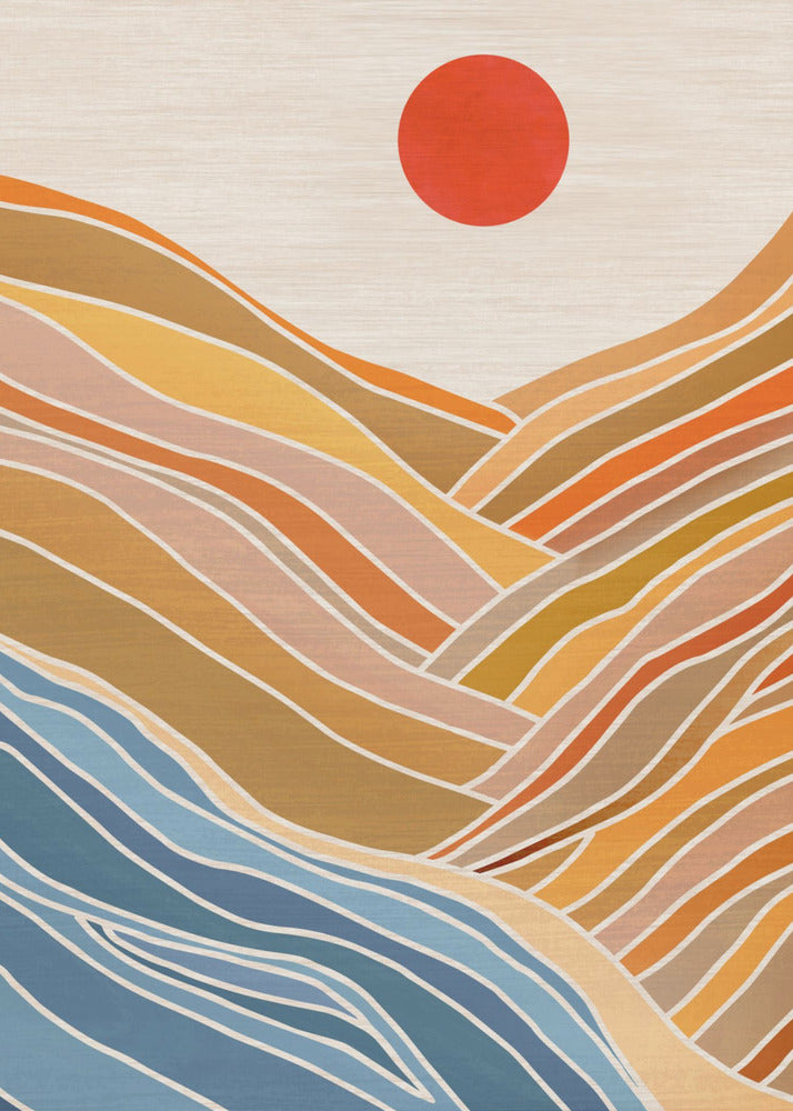 Strandzicht | Canvas