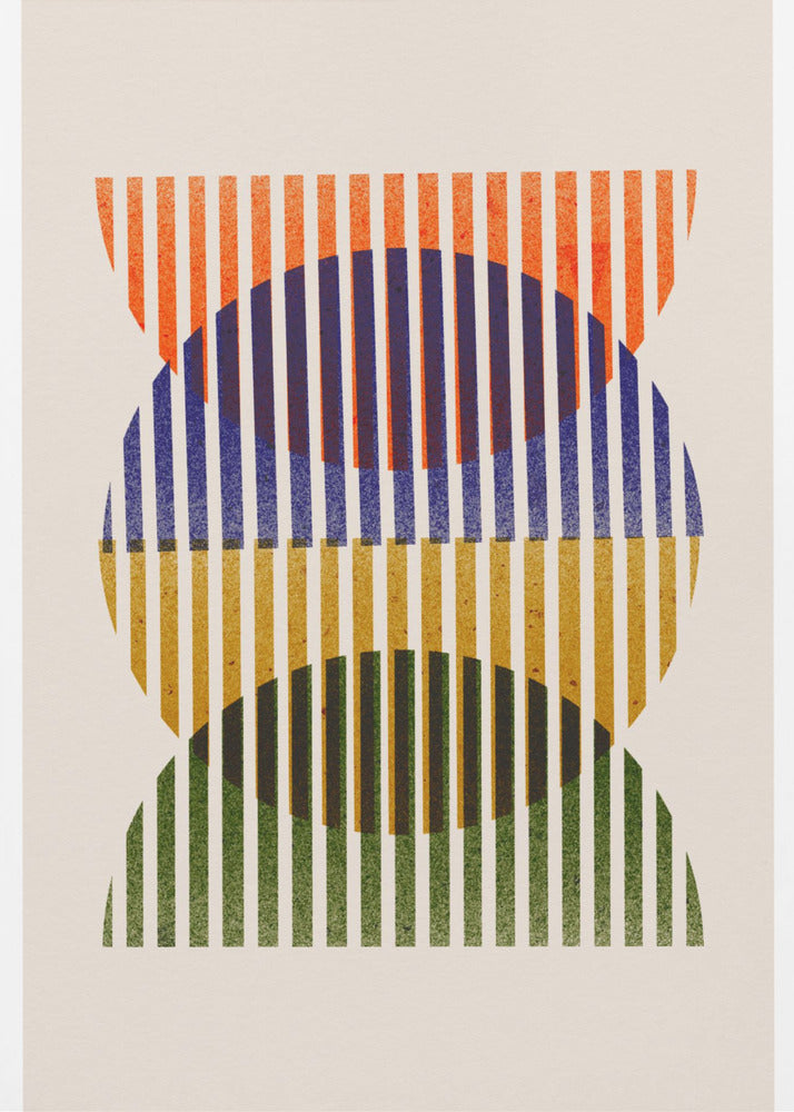 Gestreept Spectrum | Canvas