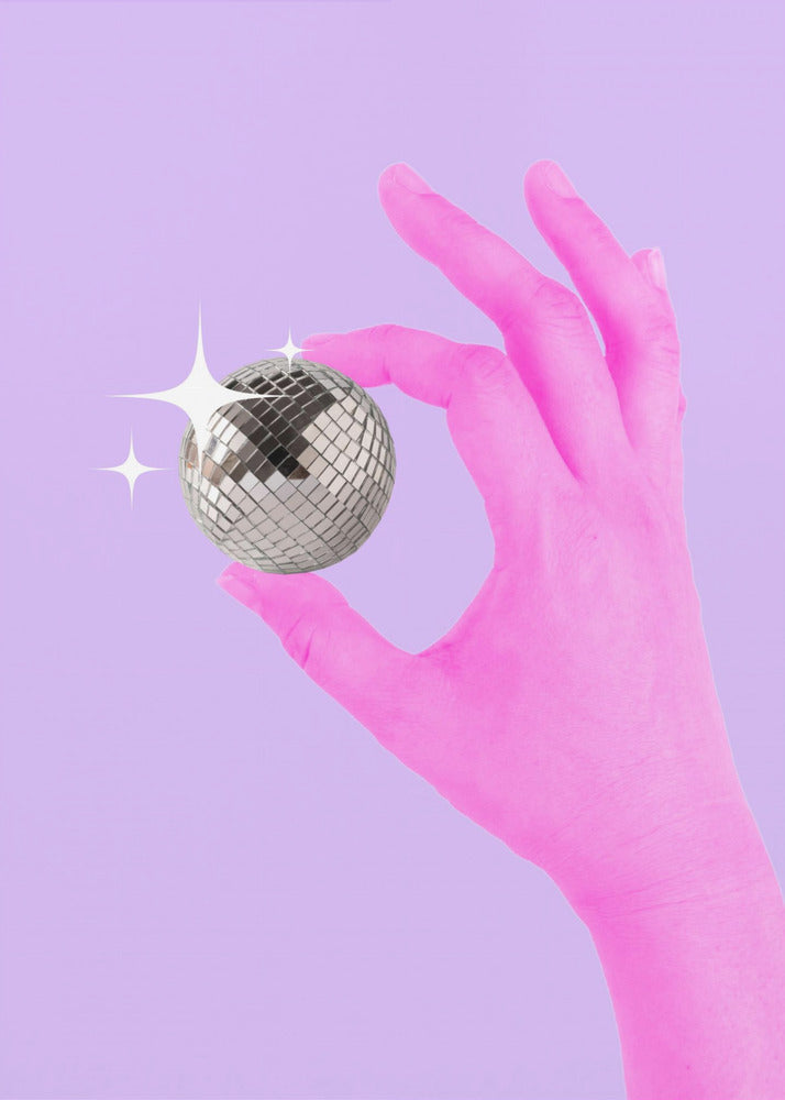 Pink Glow Sphere | Poster