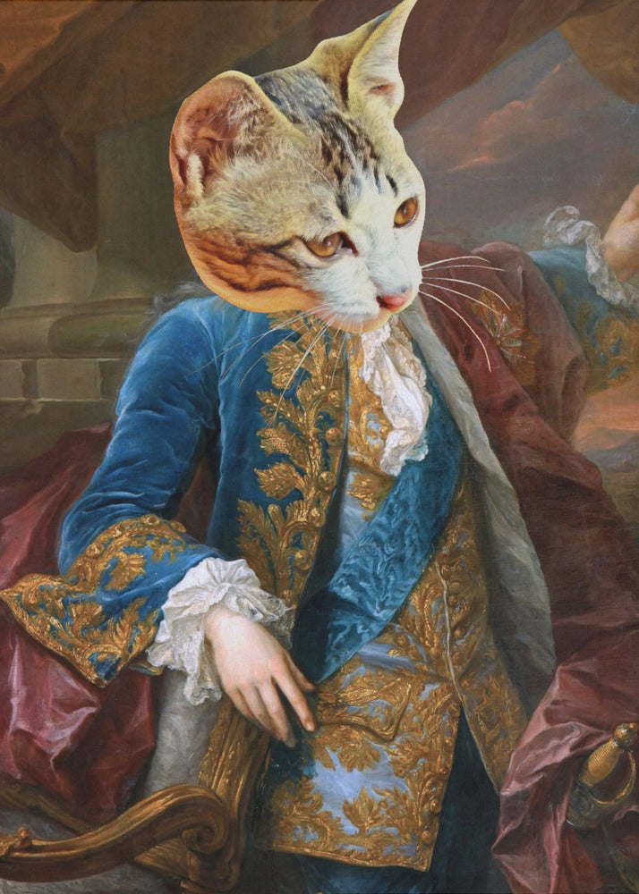 Koninklijke kattenhouding | Canvas