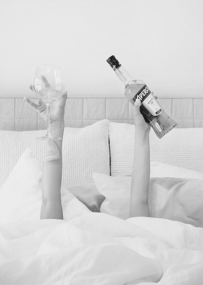 Aperol In Bed Low Key | Canvas