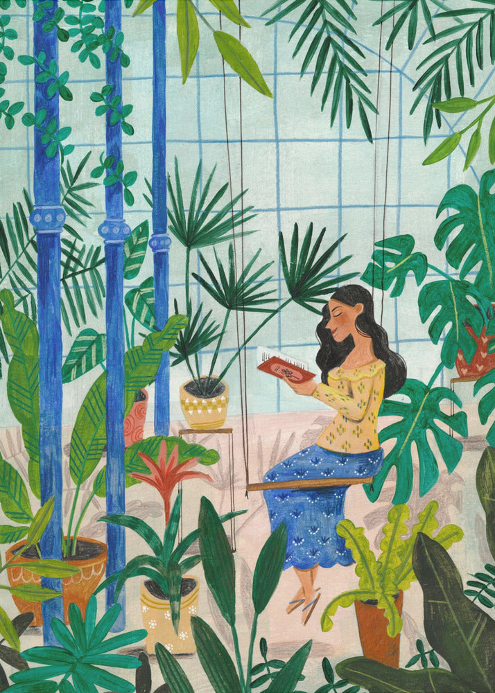 Reading in the plant greenhouse | Poster