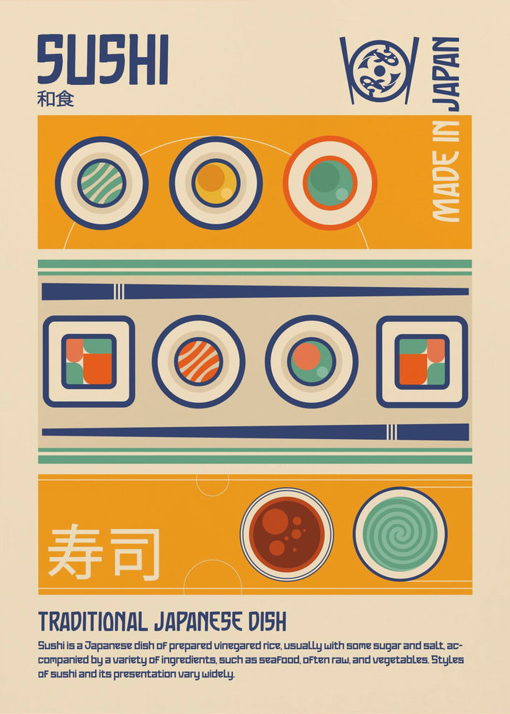 Sushi Japans eten print | poster