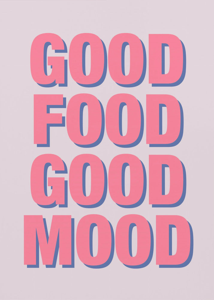 Positieve Vibes Maaltijd | Poster