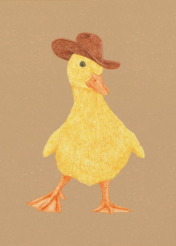 Daphne het Cowgirl Eendje | Canvas