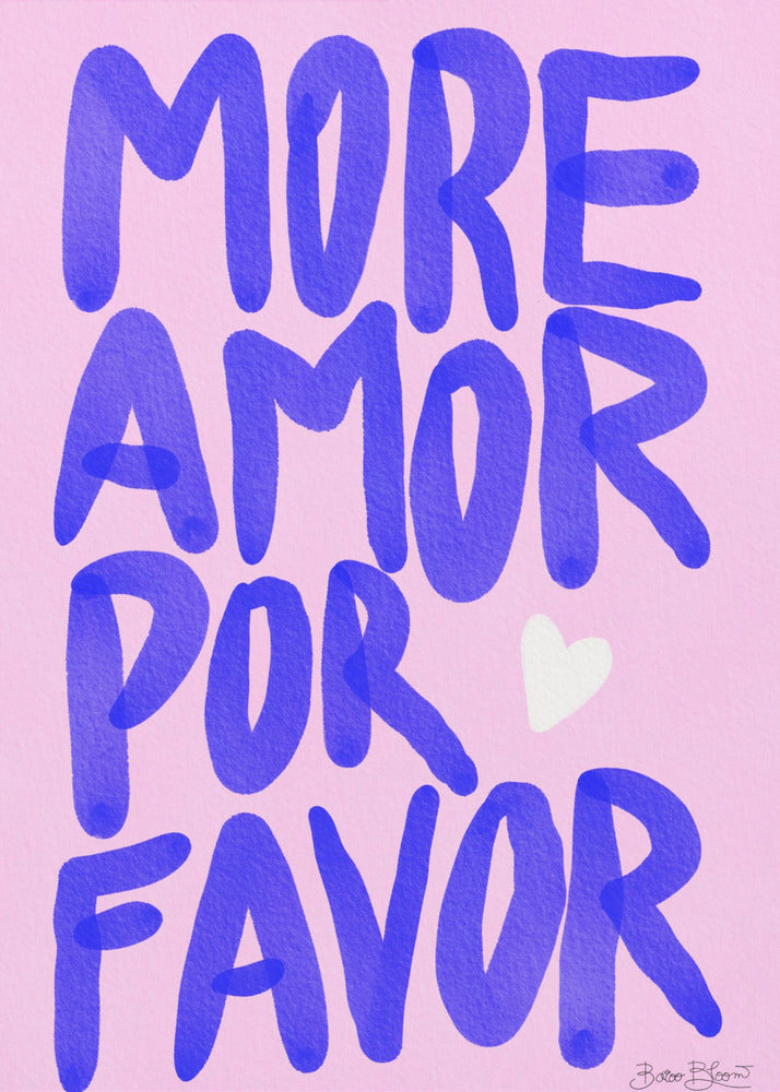 Meer Amor Por Favor | Canvas