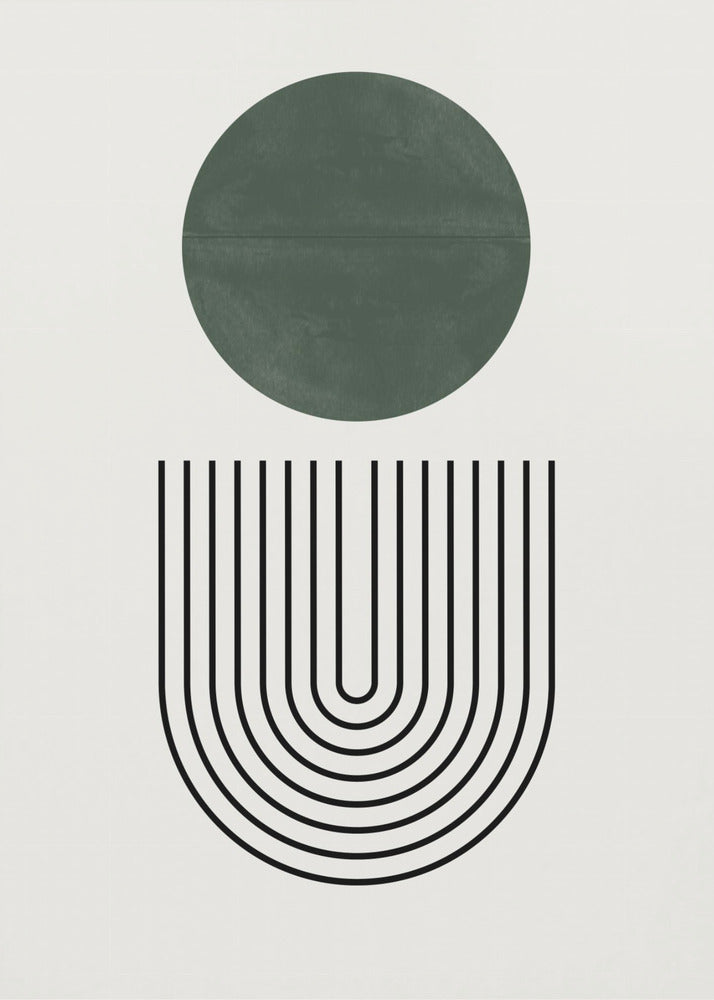 Circle and Lines | Poster