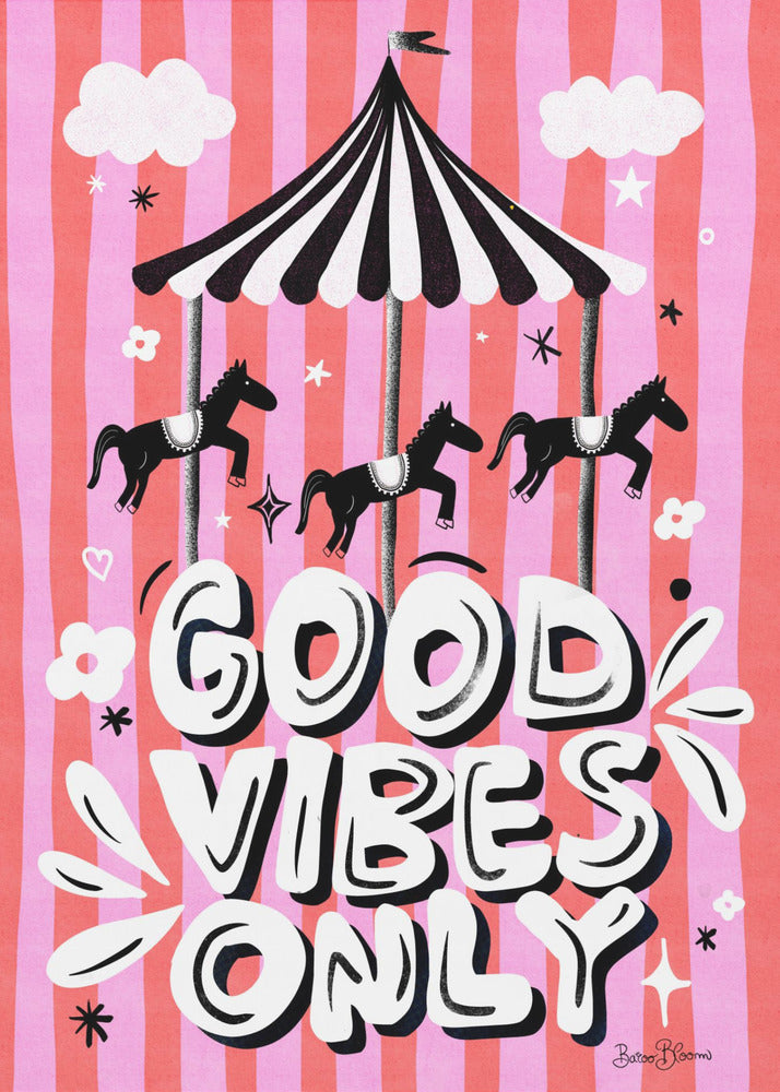 Carrousel Alleen Goede Vibes | Canvas