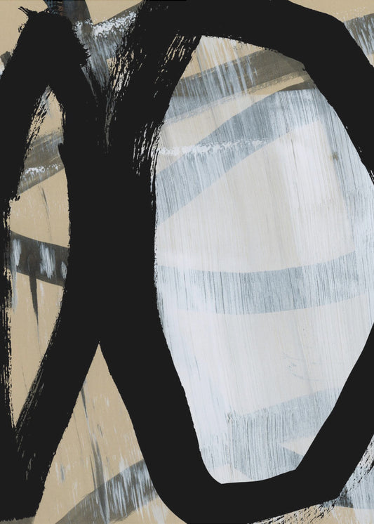 Vet Zwart Op Wit Nr. 1 | Canvas