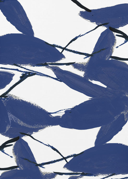 Blauwe bloemen nr. 2 | Canvas