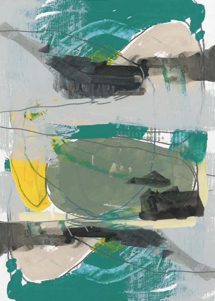 Hedendaags Groen No1 | Canvas