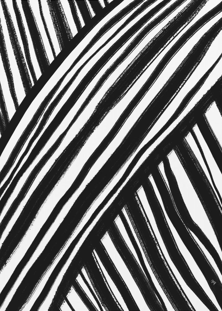 Het pad van Zebra | Canvas