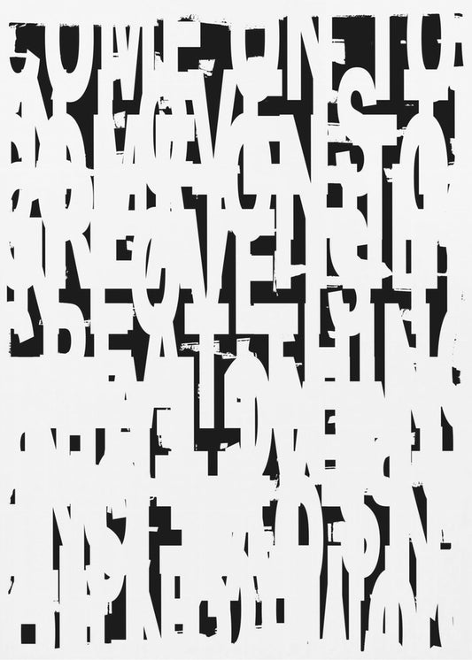 Typografie nr. 1 | Canvas