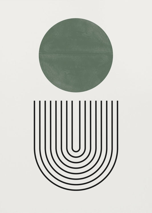 Cirkels en lijnen | Poster