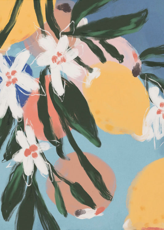 Citroenbloesembries | Poster