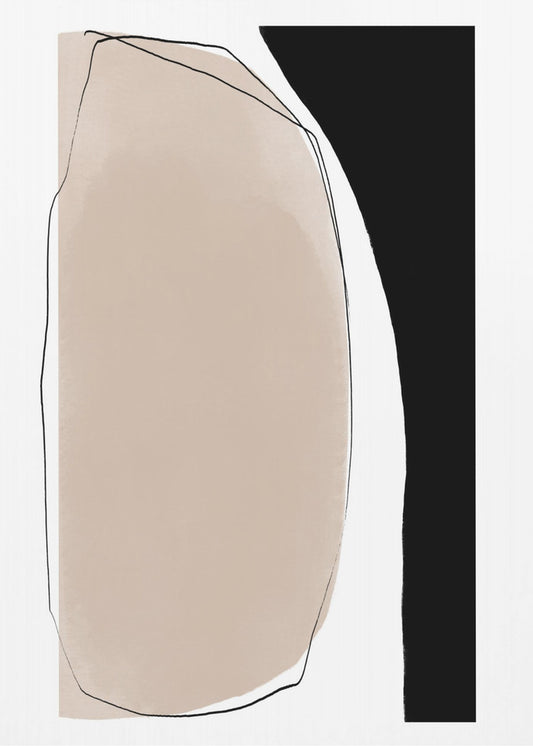 Evenwicht tussen rand en waas | Poster