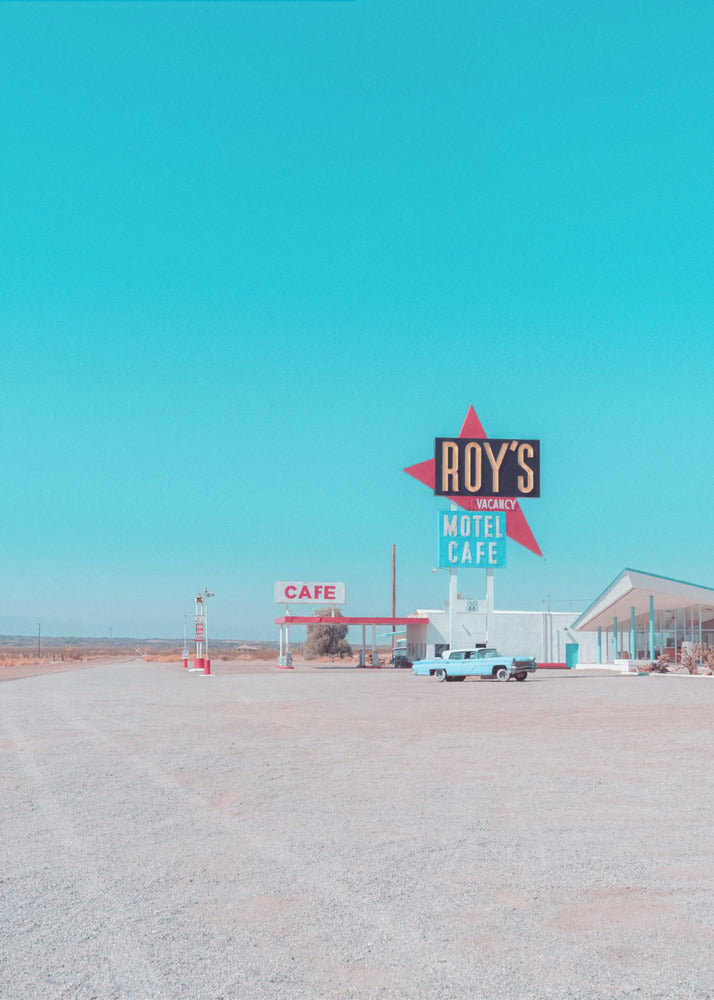 Roy's Motel Cafe Vintage Bord | Canvas