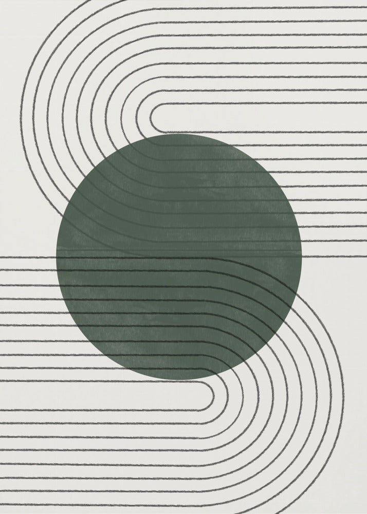 Gebogen Harmonie | Canvas