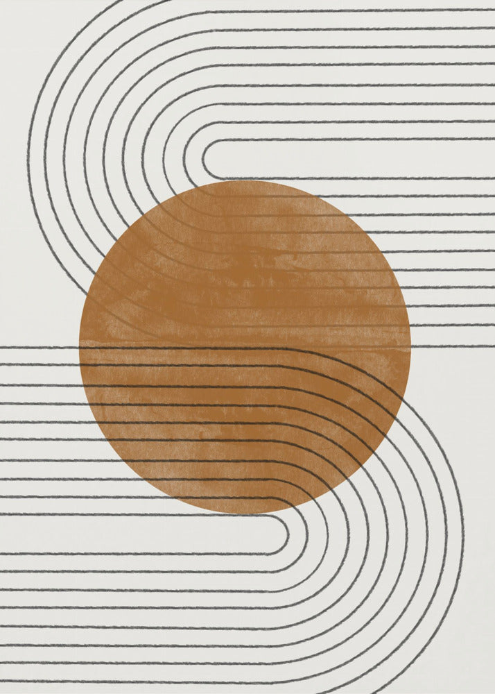 Curved Echoes | Canvas