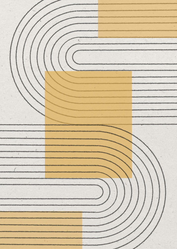 Gebogen Harmonie | Canvas