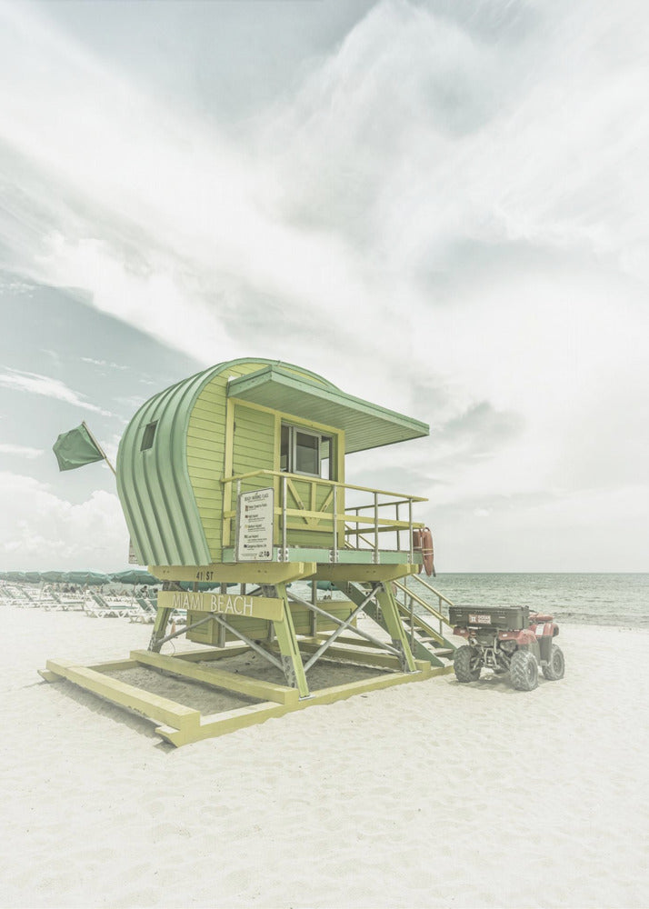 Vintage Florida Flair op Miami Beach | Canvas