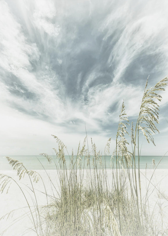 Rust op het strand | Canvas
