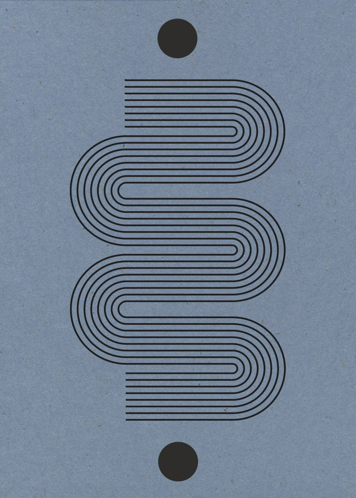 Gebogen echo's | Canvas