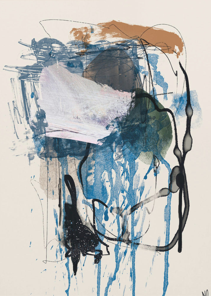 Tweeling Abstract 1 | Canvas