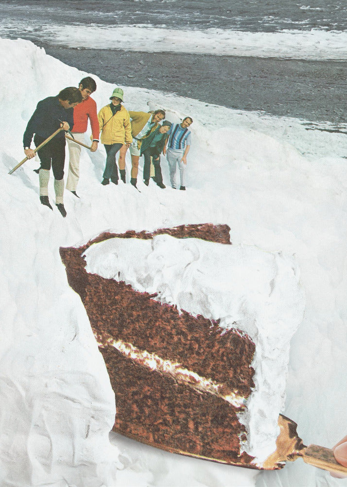 Gletsjerkalftaart - Dessert Sneeuwberg | Canvas
