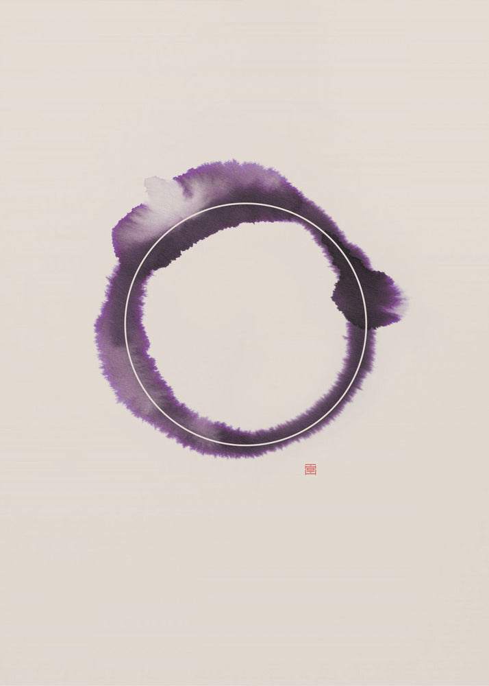 Cirkel nr. 3 | Roos | Canvas