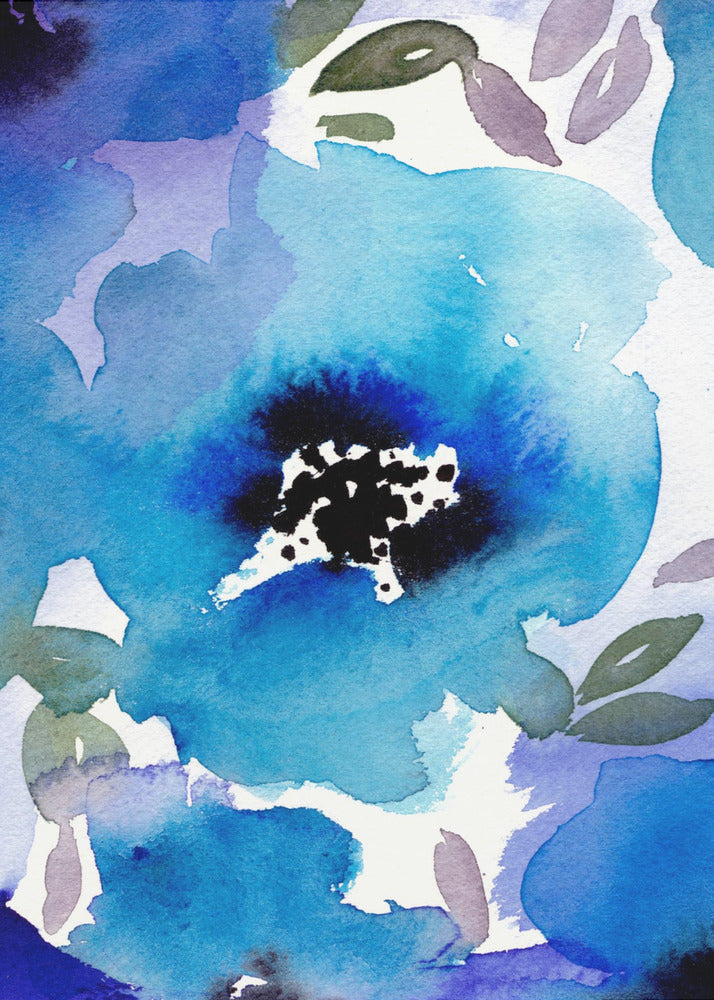 Dame Blauw | Canvas