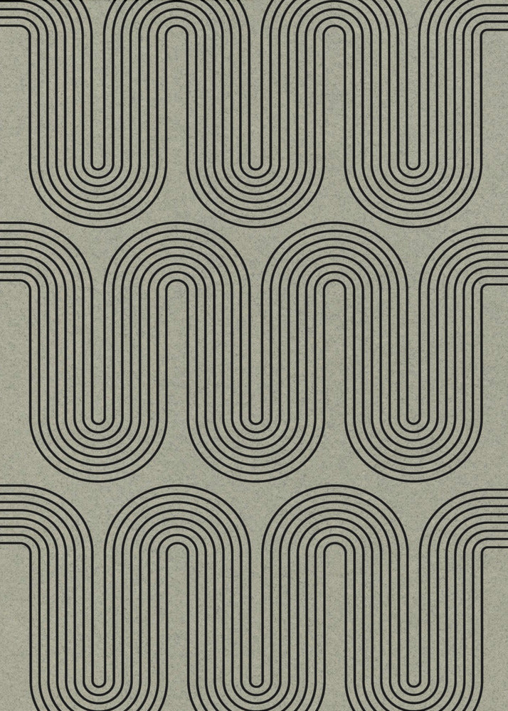 Gebogen echo's | Canvas