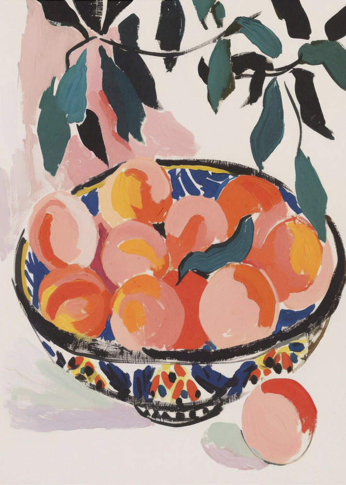 Kleurrijke fruitschaal | Poster
