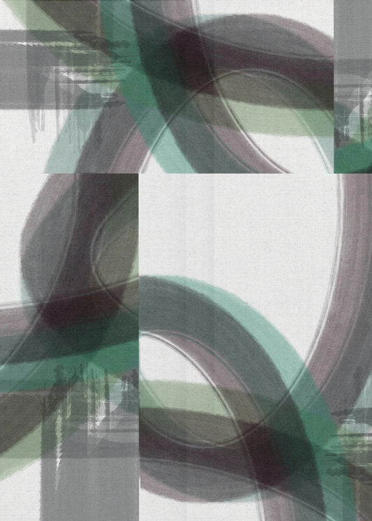Groene Curve 3 | Poster