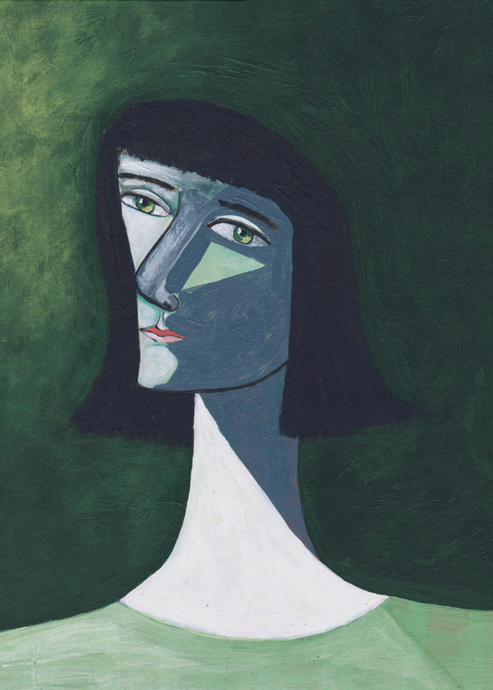 Vrouw in het licht | Canvas