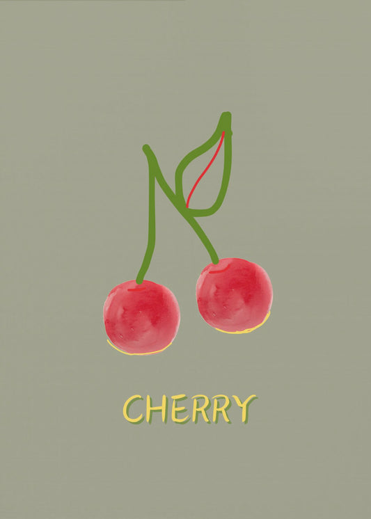 Cherry in Green | Poster