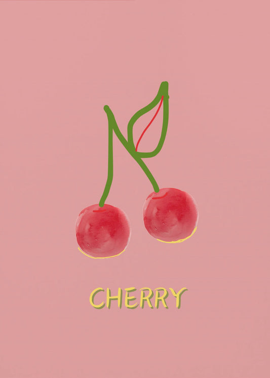 Cherry in Pink | Poster