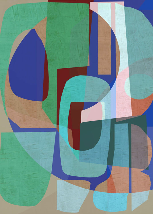 Neutrale vormen 3 | Canvas