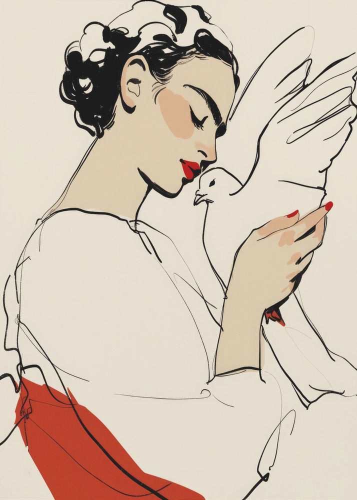 Dove Embrace | Poster