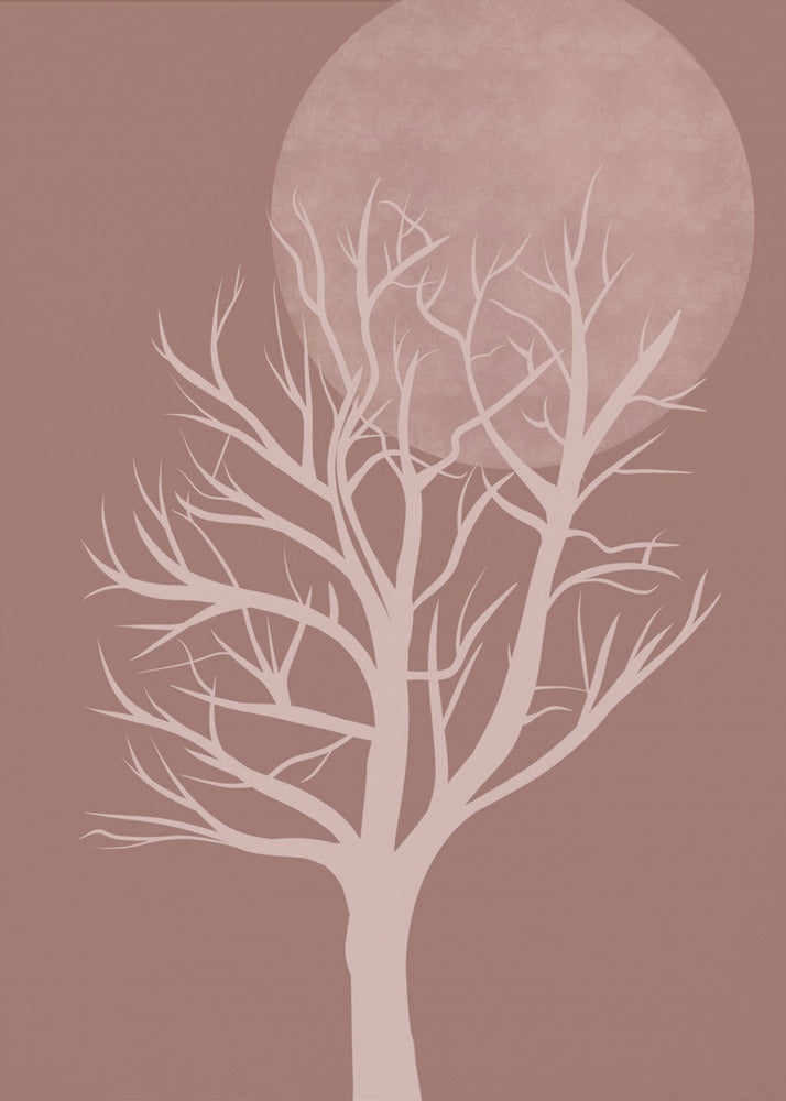 Roze boom | Canvas